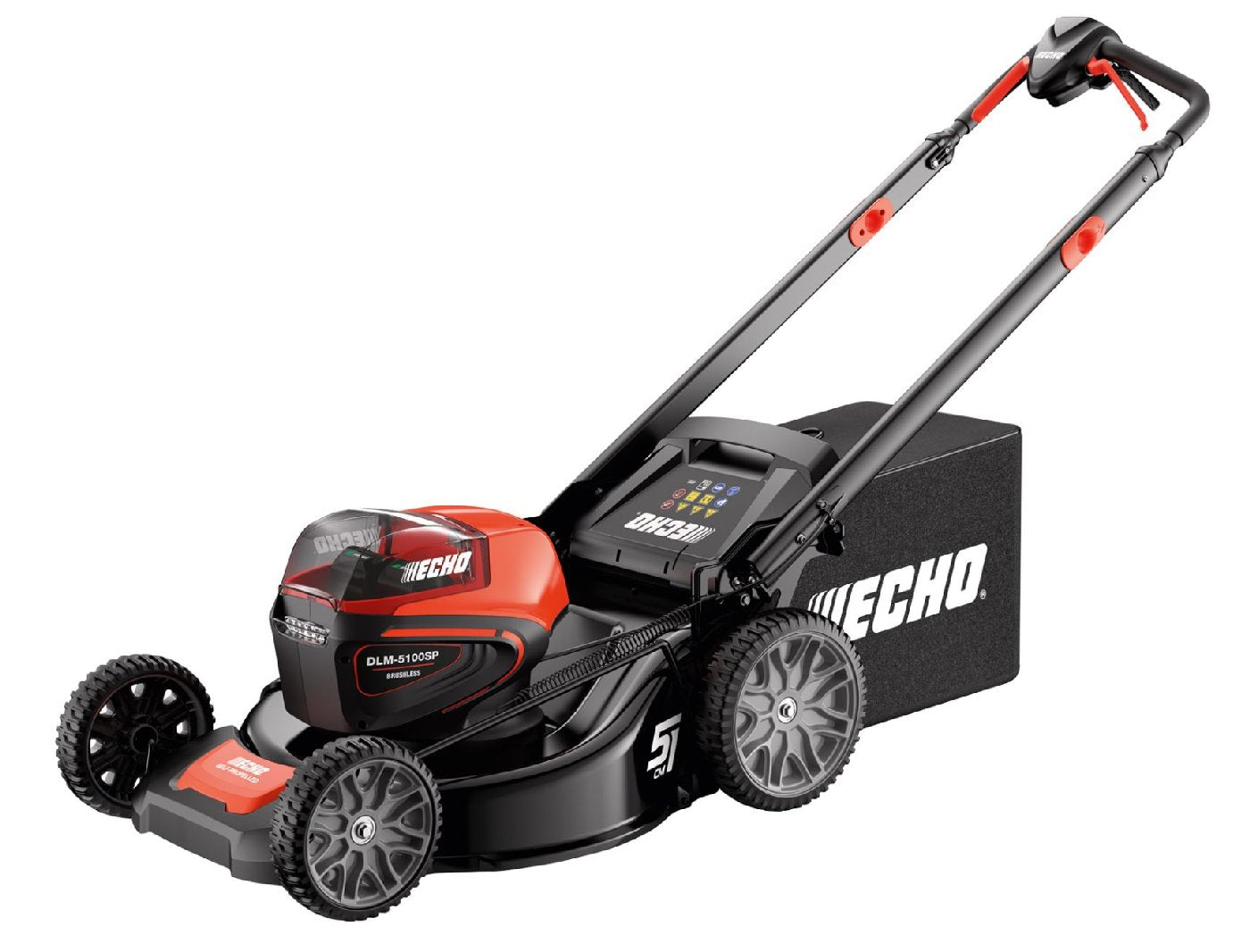ECHO Akku Rasenmäher DLM-5100SP inkl. 2x 5,0Ah Akku und Schnellladegerät