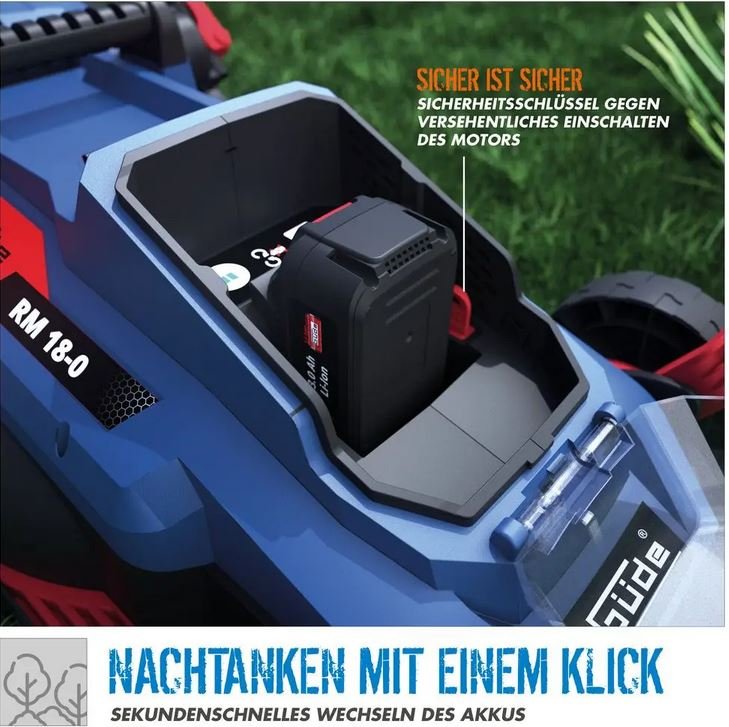 Güde Akku-Rasenmäher RM 18-401-23 - inkl. Akku und Ladegerät