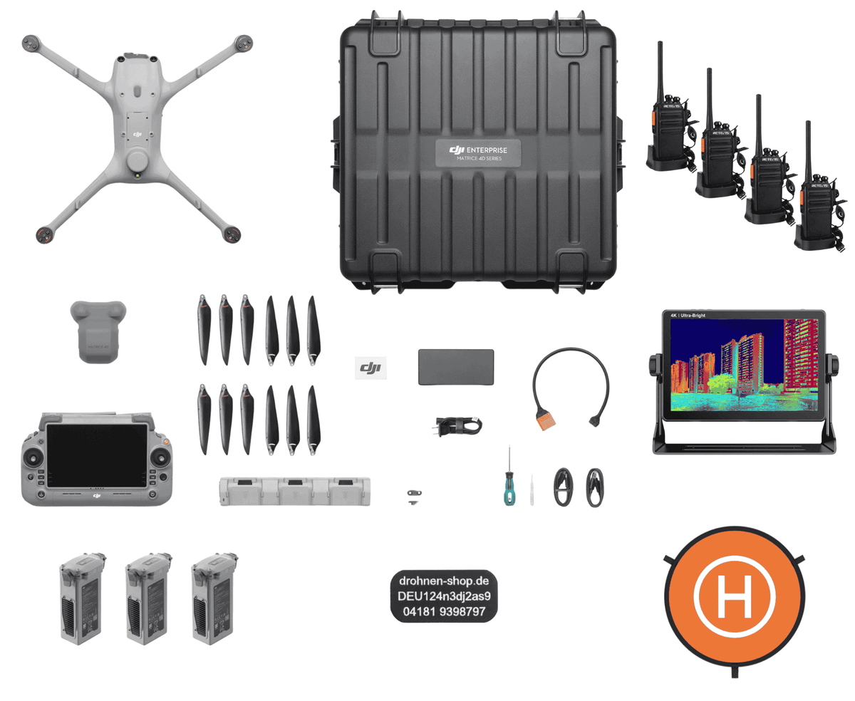 DJI Matrice 4TD (Thermal) Premium-Kit für Kitzrettung/Jagd