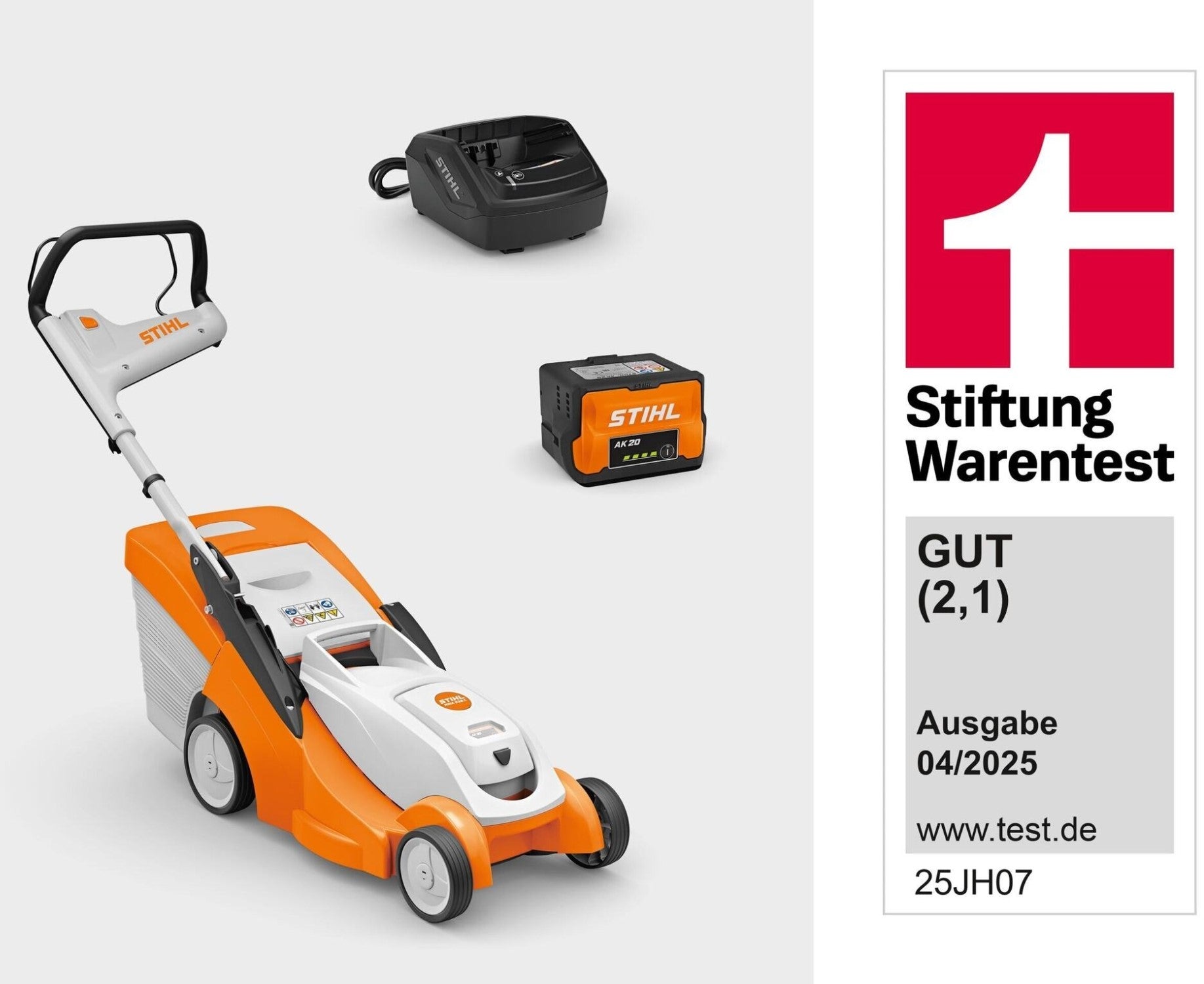 STIHL Akku-Rasenmäher RMA 239 C mit Akku AK 20 und AL 101