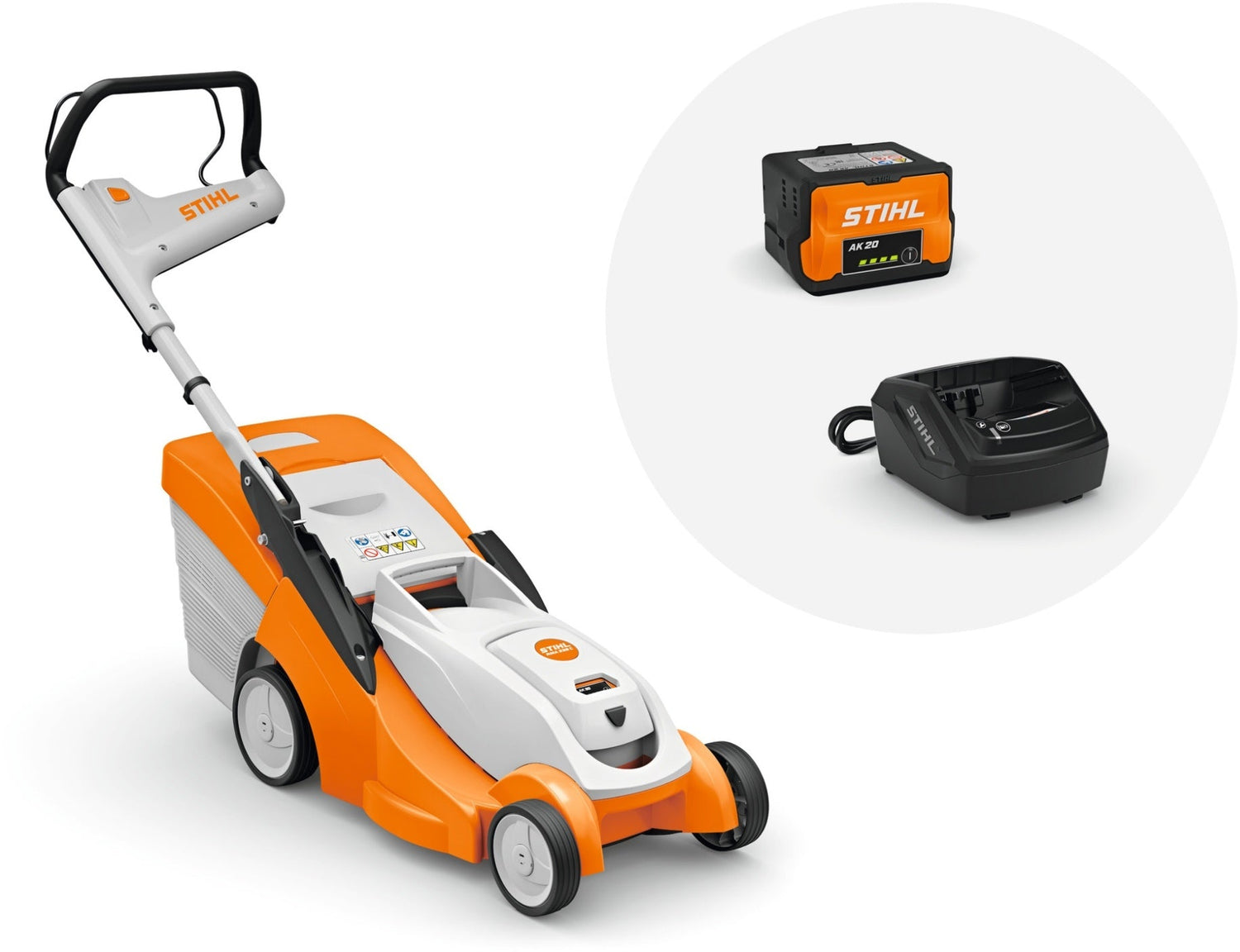 STIHL Akku-Rasenmäher RMA 239 C mit Akku AK 20 und AL 101