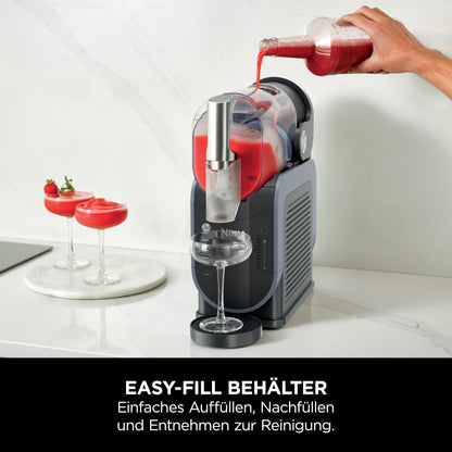 Ninja SLUSHi Maschine für Slush, Eis-Cocktails, Frappé, Blau &amp; Grau FS301EU