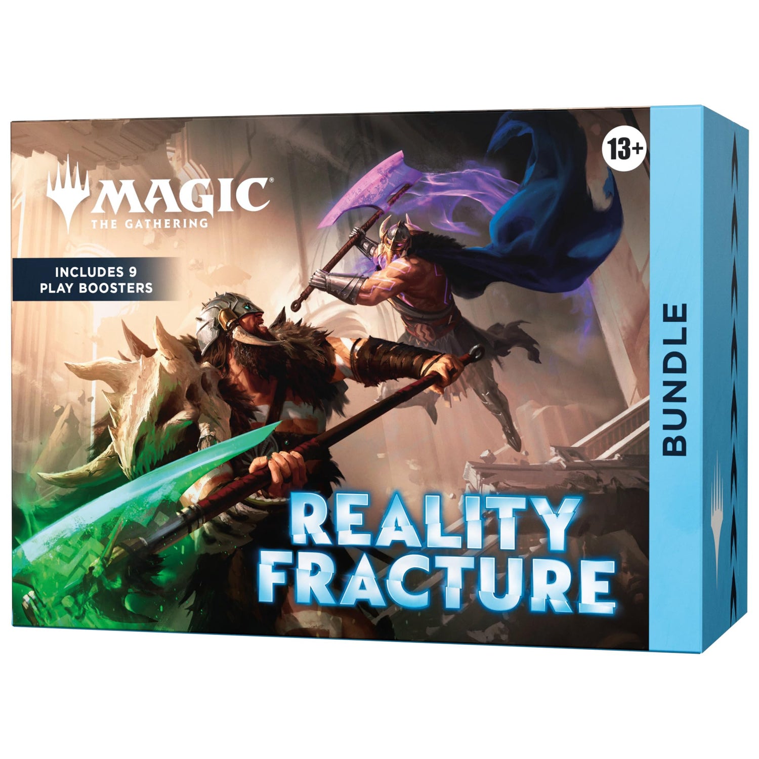 Magic: The Gathering Zersplitterte Realität Bundle | Enthält 9 Play-Booster, 30 Länder, 1 Foil-Promokarte mit alternativer Illustration + Exklusives Zubehör (Englische Version)