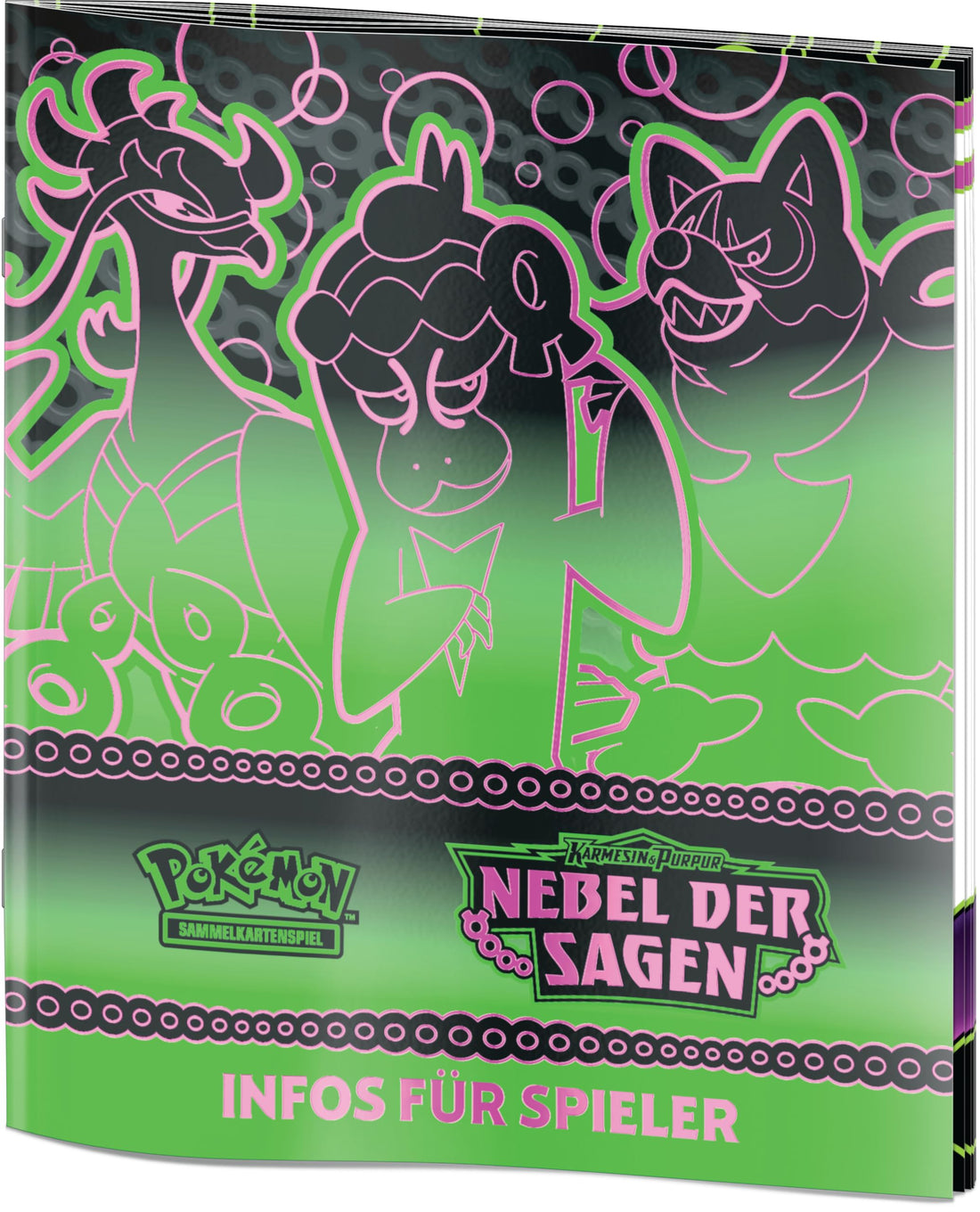 Pokémon-Sammelkartenspiel: Top-Trainer-Box Karmesin &amp; Purpur – Nebel der Sagen (1 Vollbild-Promokarte mit Infamomo, 9 Boosterpacks &amp; Premium-Zubehör)
