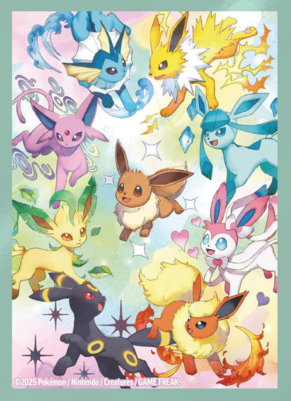 Pokémon GCC: Super Premium-Kollektion Scharlachrot und Violett – Prismatische Entwicklungen – eine holografische Promokarte in voller Länge, EIN weicher von Eevee inspirierter Deckhalter und 15