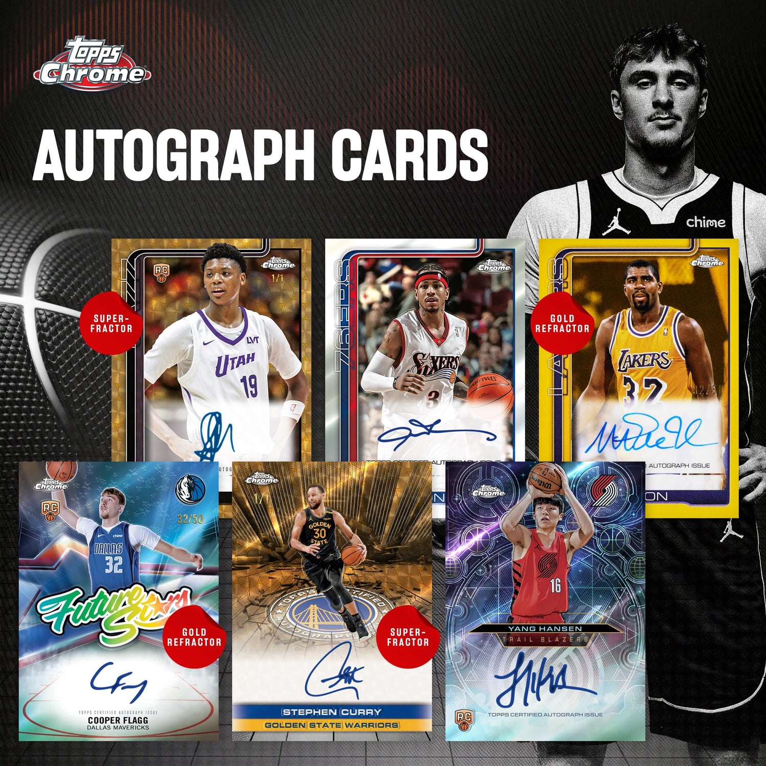 Topps 2025-26 Chrom-Basketball, werksseitig versiegelt, Vorteilsbox