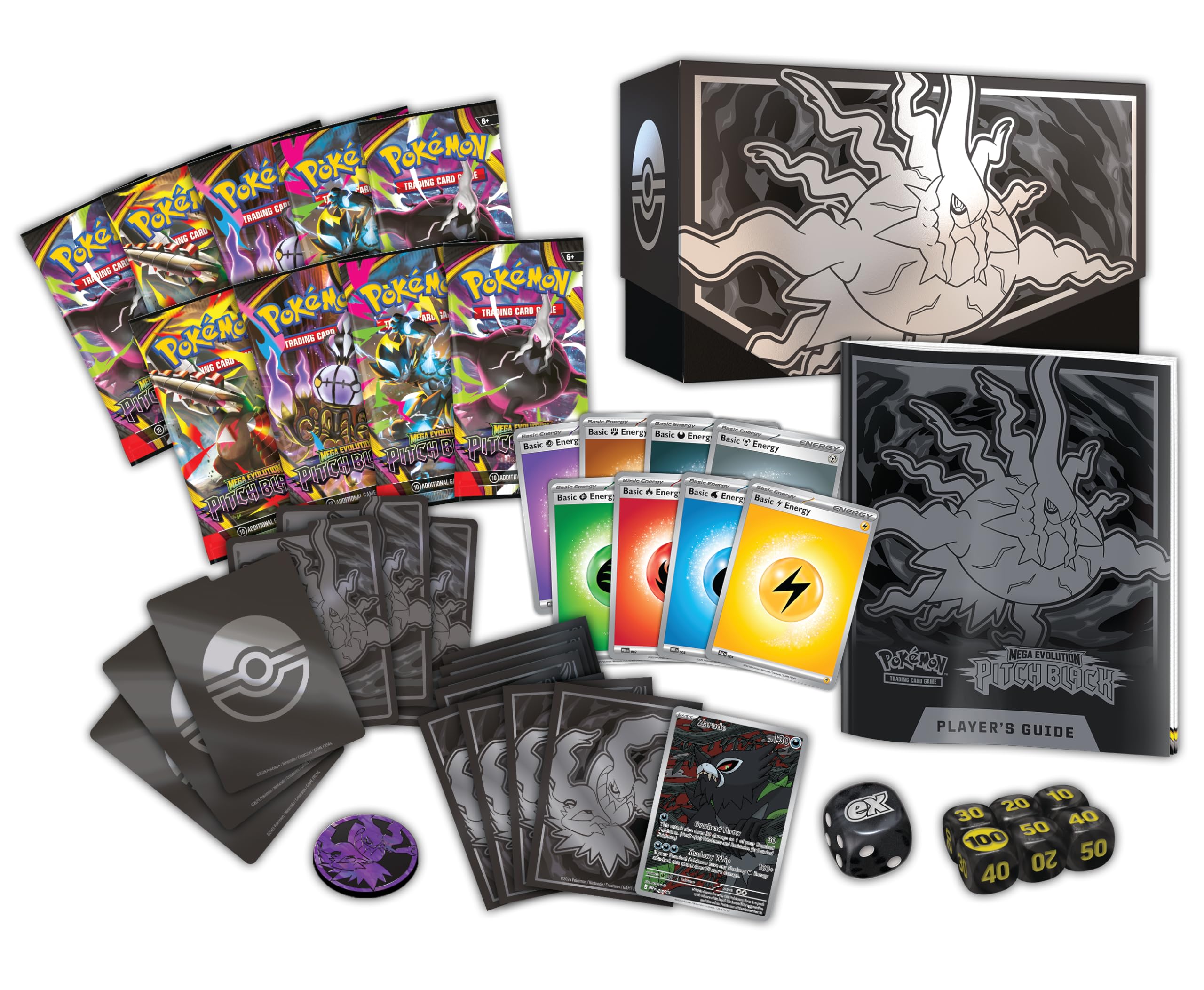Pokémon TCG: Mega Evolution – Pitch Black Elite Trainer Box