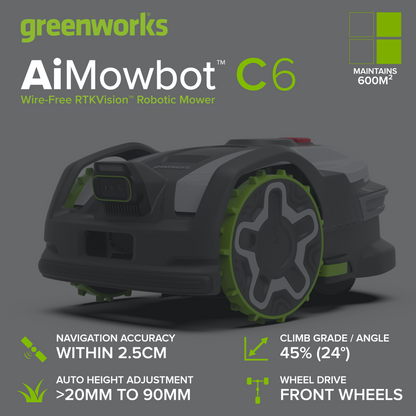 AiMowbot 6 - RTKVision™ 600m²