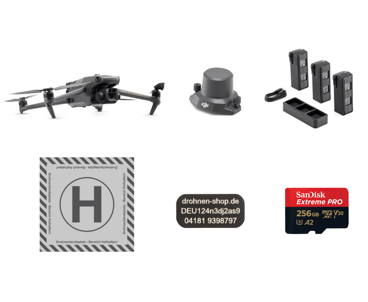 DJI Mavic 3 Enterprise (C1): Komplettset für Vermessung &amp; Inspektion