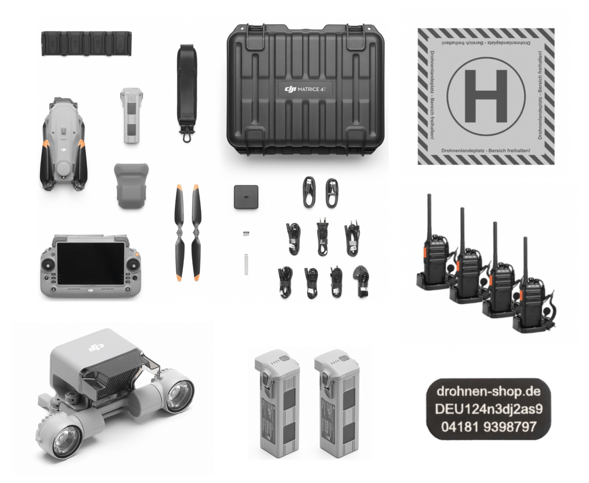 DJI Matrice 4 Thermal Premium-Kit für Feuerwehr