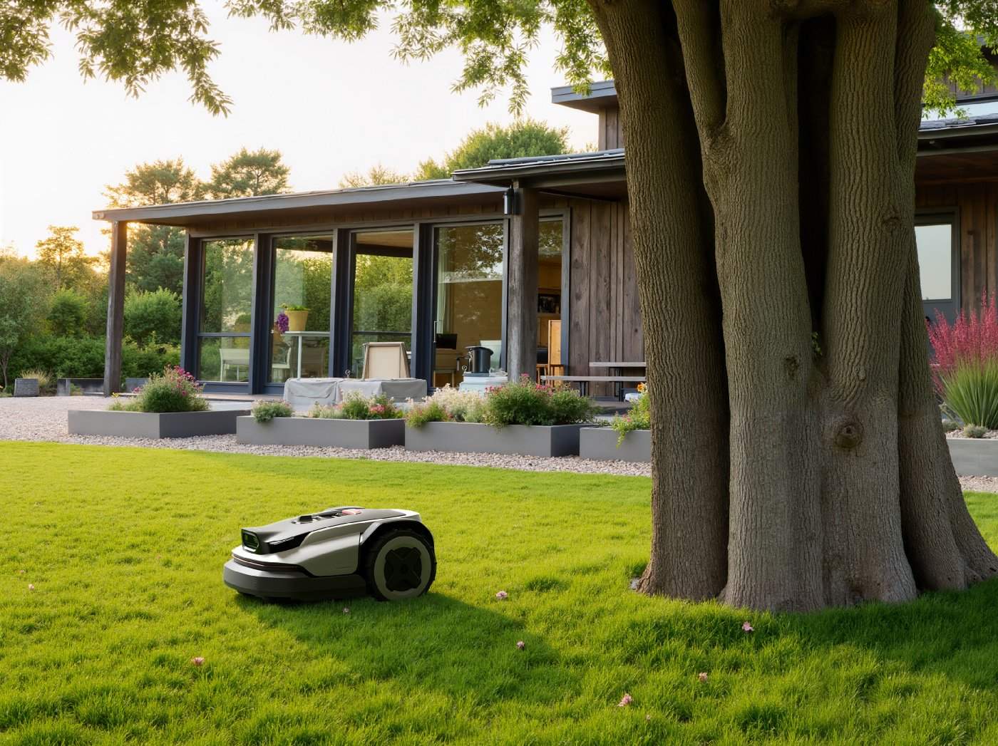 Roborock kabelloser Mähroboter RockNeo Q105 - für kleine Rasenflächen
