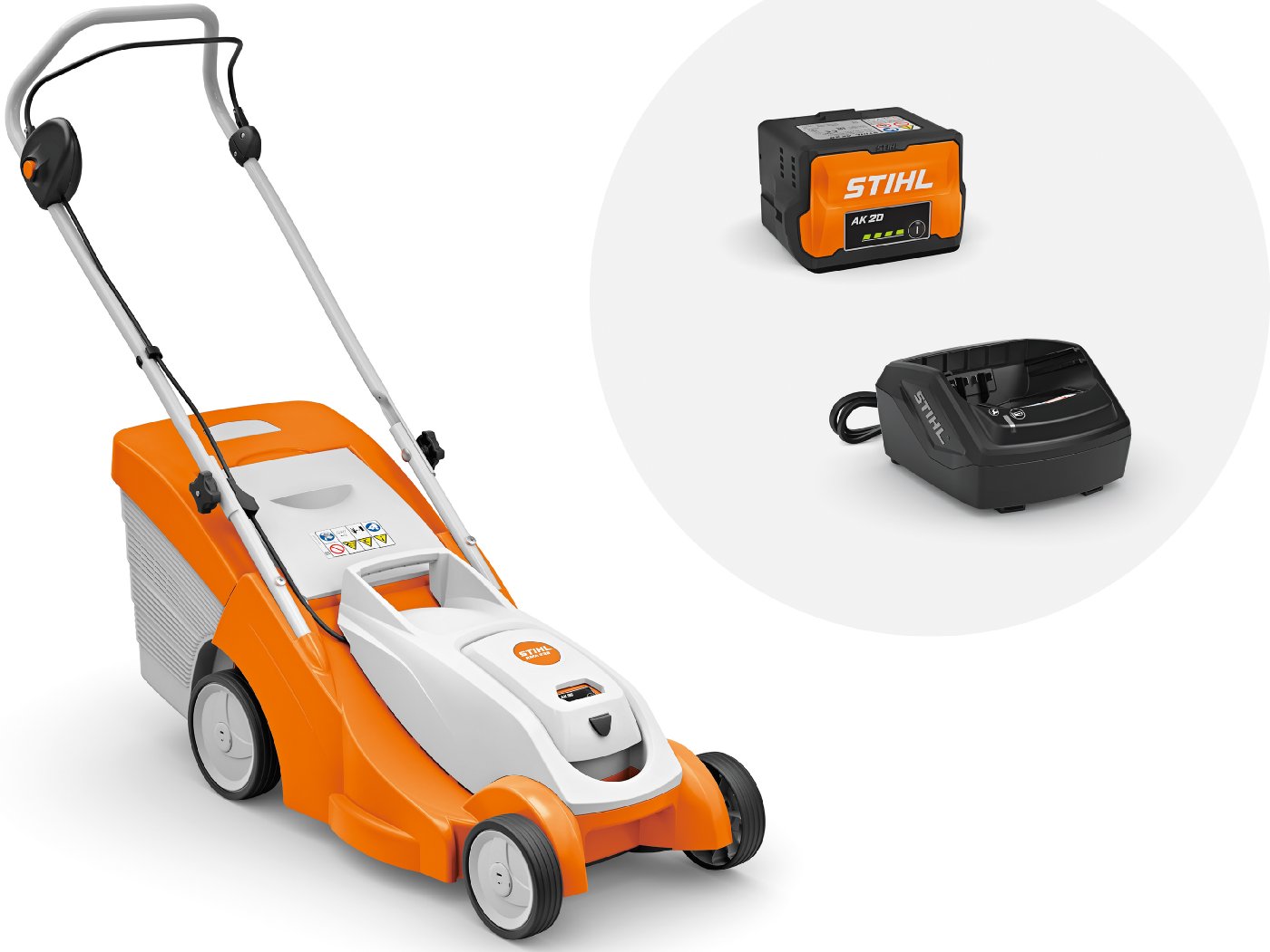STIHL Akku-Rasenmäher RMA 239 mit Akku AK 20 und Ladegerät AL 101