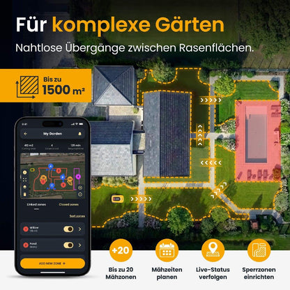 Stiga kabelloser Mähroboter A 15v - mit kostenloser Abdeckung