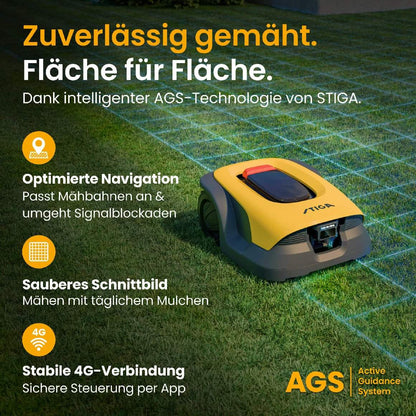 Stiga kabelloser Mähroboter A 8v - mit kostenloser Abdeckung